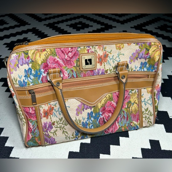 Vintage Bags Vintage Floral Tapestry Duffel Poshmark